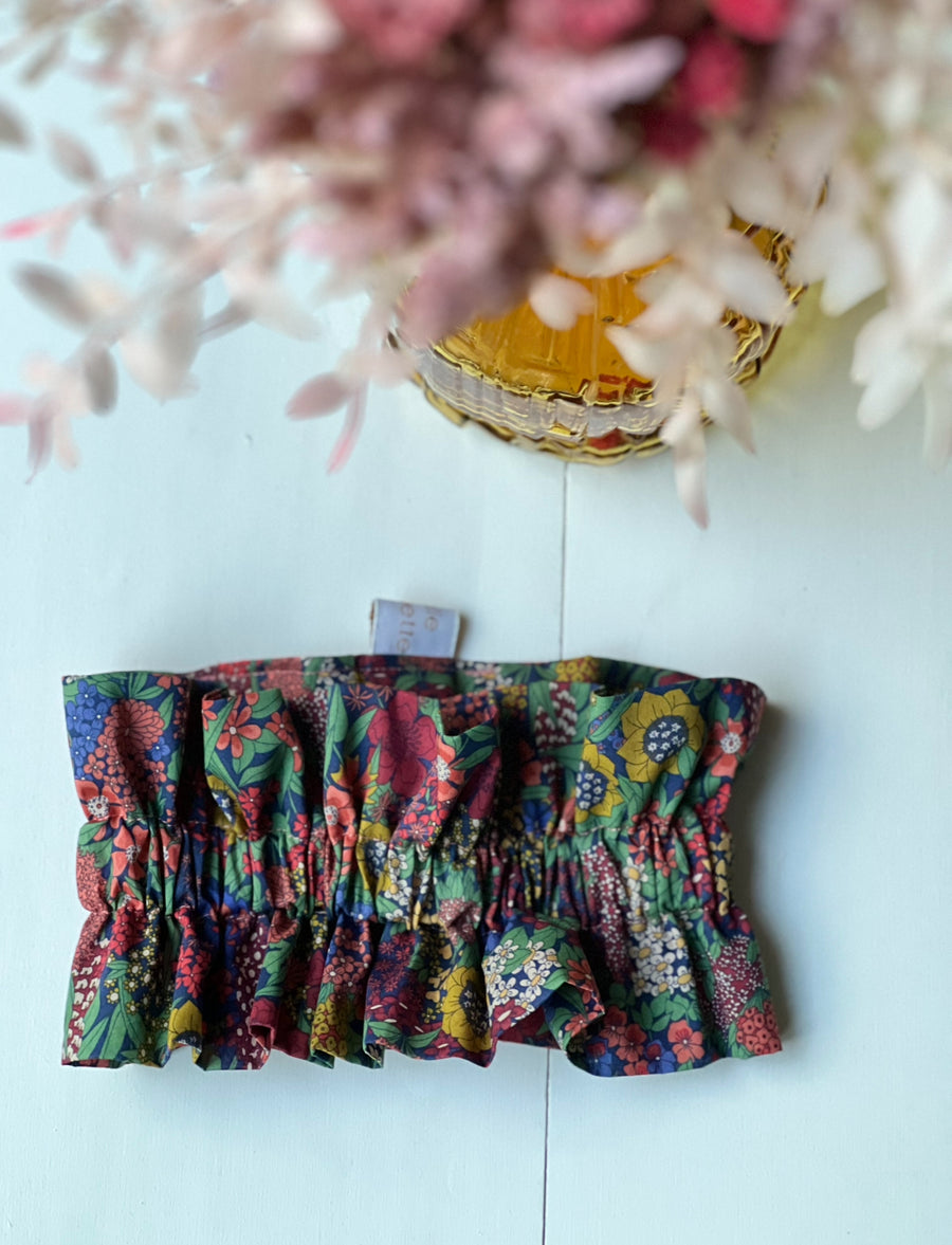 Col amovible volanté Chiara Bordeaux