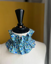 Col amovible volanté Nathalie denim