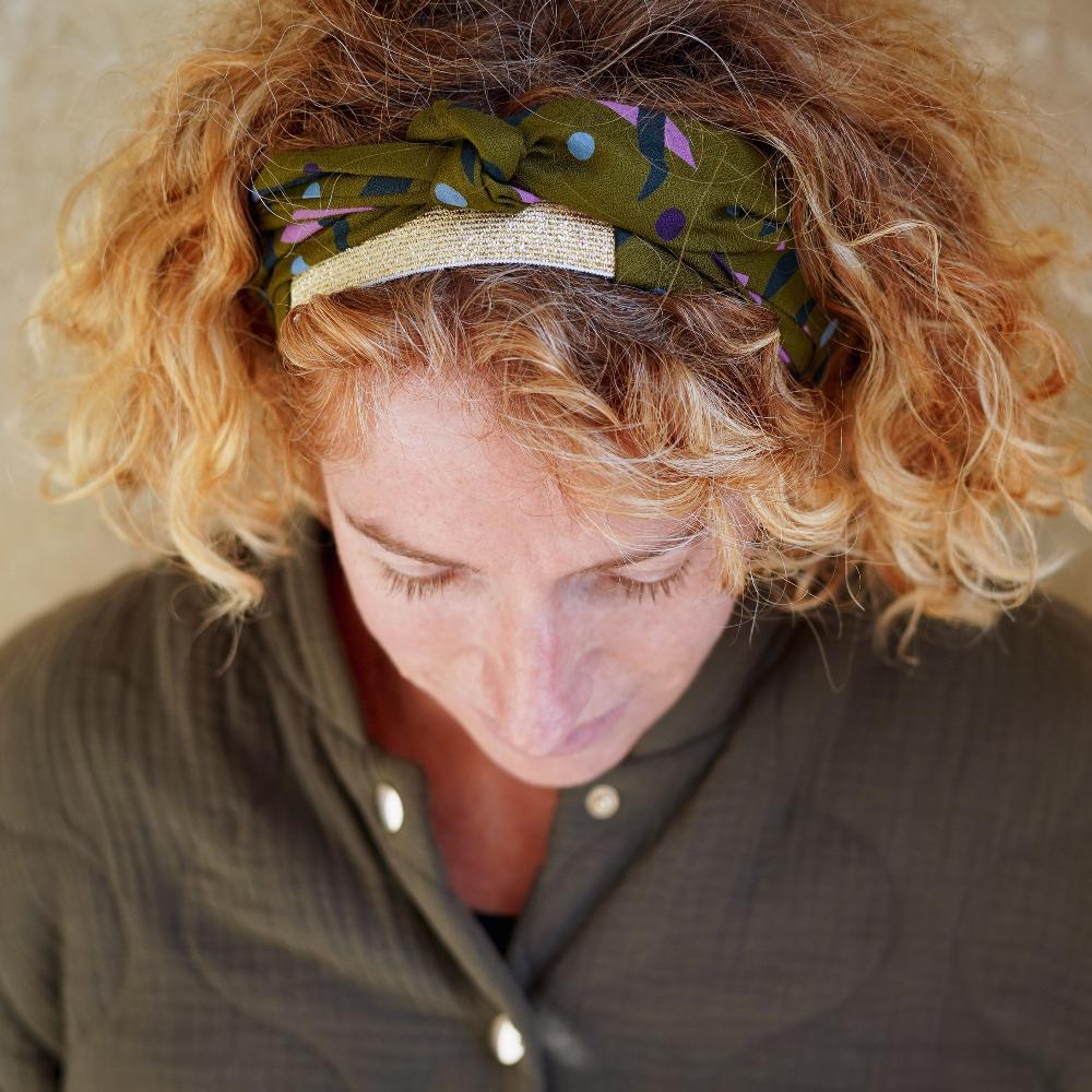 Bandeau Ceinture Olivia - Vert Olive - Large