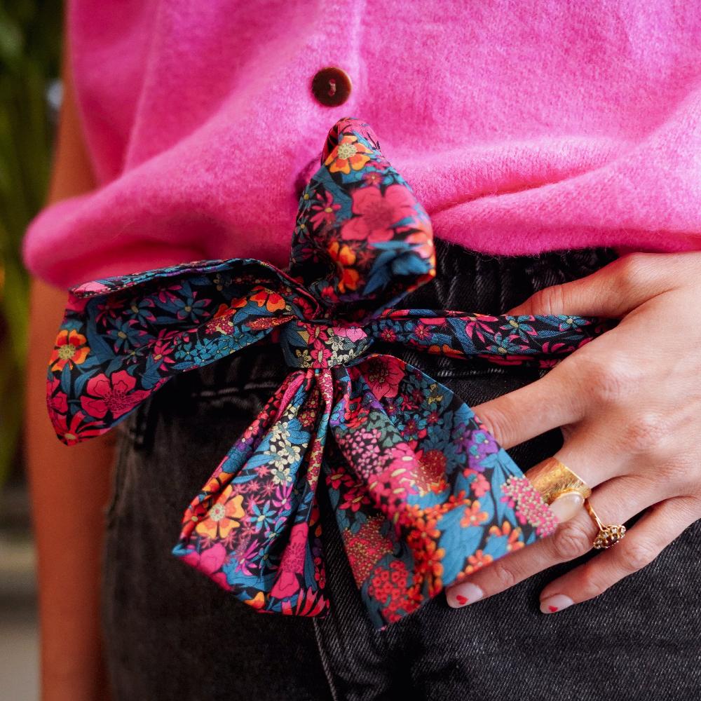 Bandeau Ceinture Chiara - Framboise- Fin