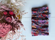 Col amovible volanté Clotilde Mauve