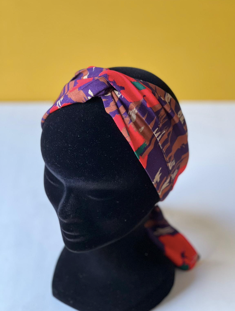 Bandeau Ceinture -Cerise Chocolat -Large