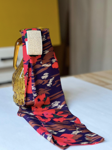 Bandeau Ceinture -Cerise Chocolat -Large