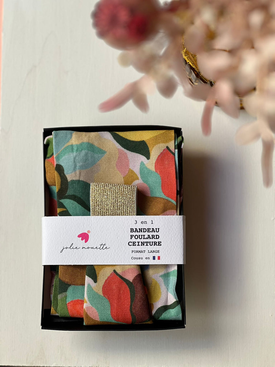 Bandeau Ceinture- Colette - Vert d'eau -Large