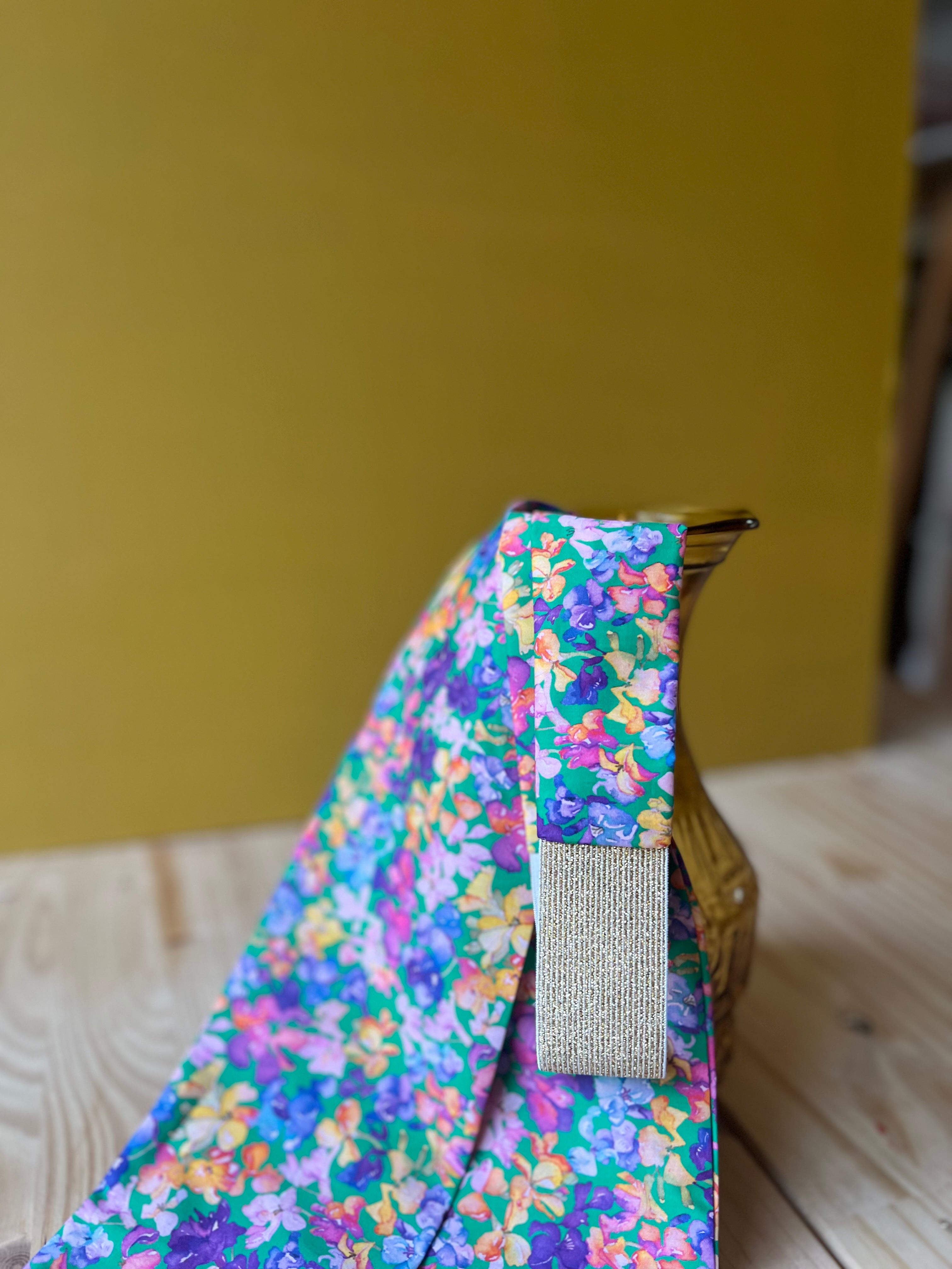 Bandeau Ceinture Dominique vert  - Large