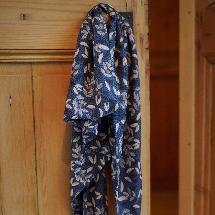 Foulard - Anna - Bleu Denim