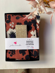 Bandeau Ceinture- Constance Brique -Large