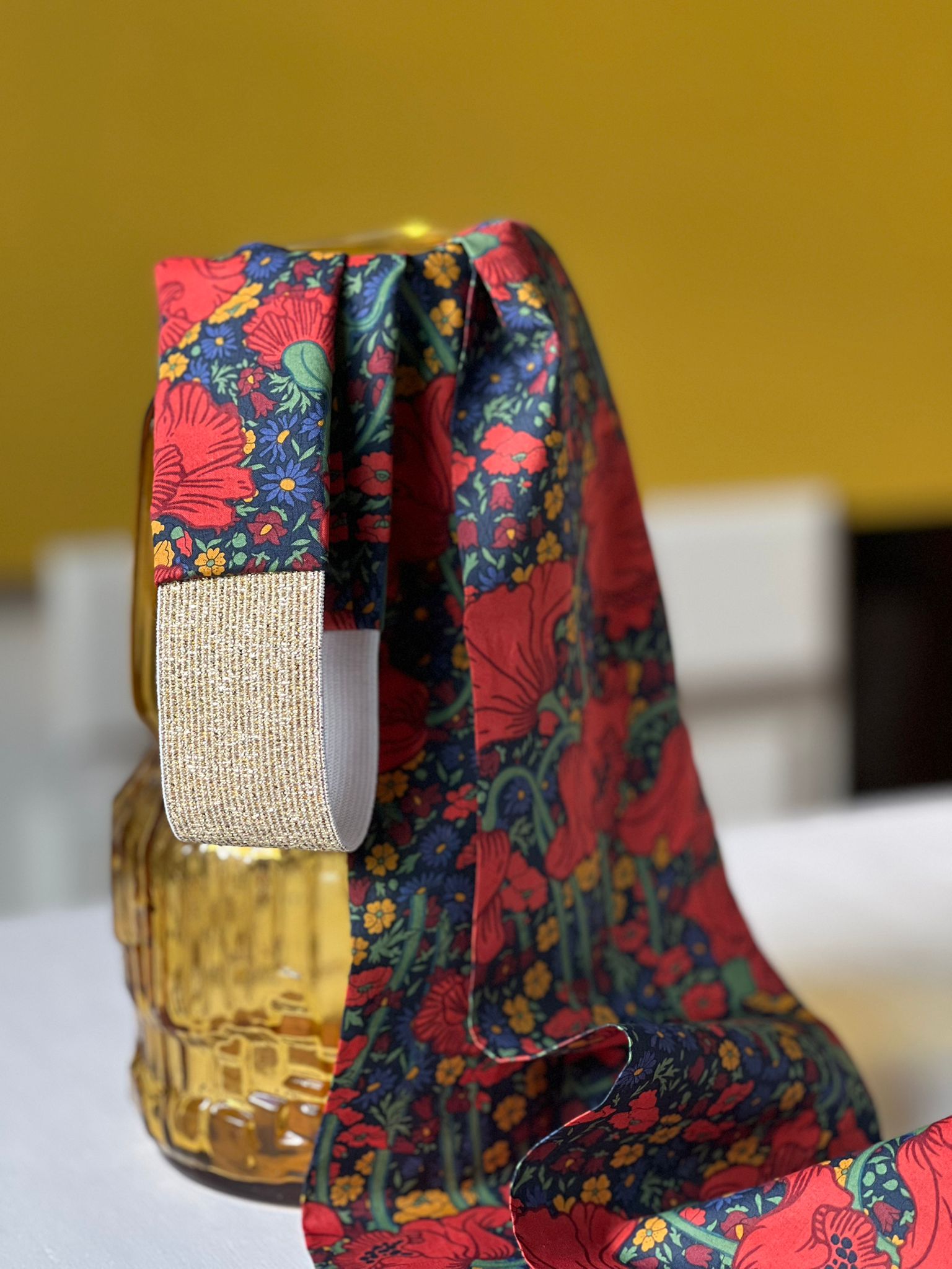 Bandeau Ceinture Claudia Bordeaux  - Large