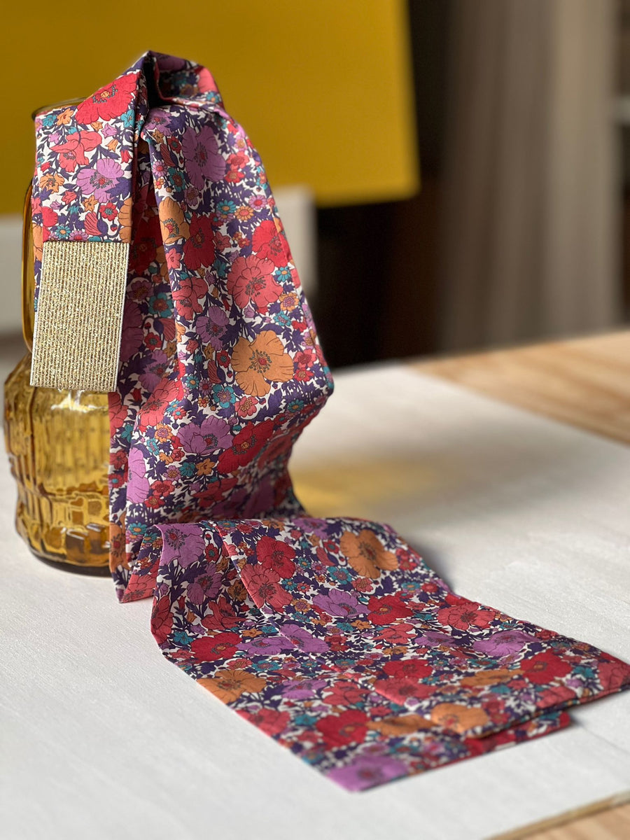 Bandeau Ceinture Clotilde  Mauve  - Large