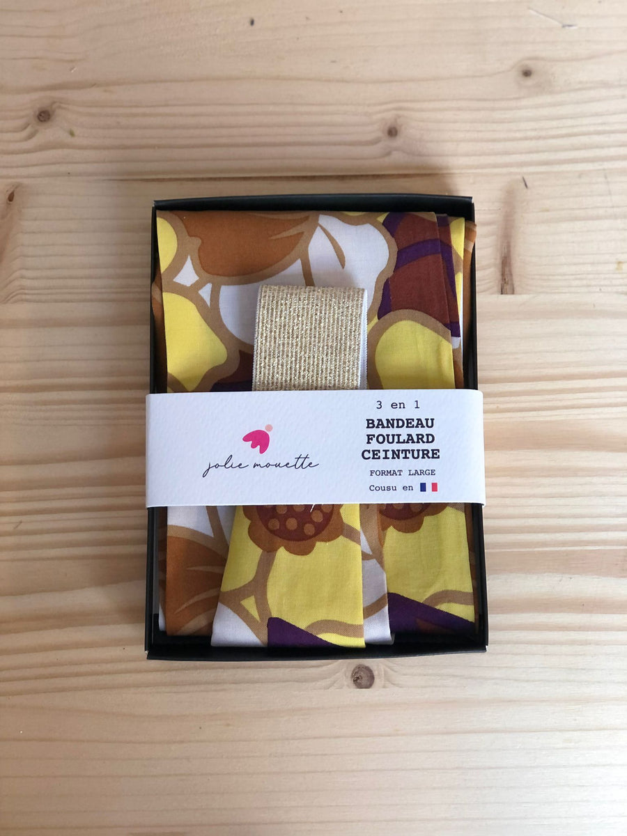 Bandeau Ceinture -Césarine Citron -Large