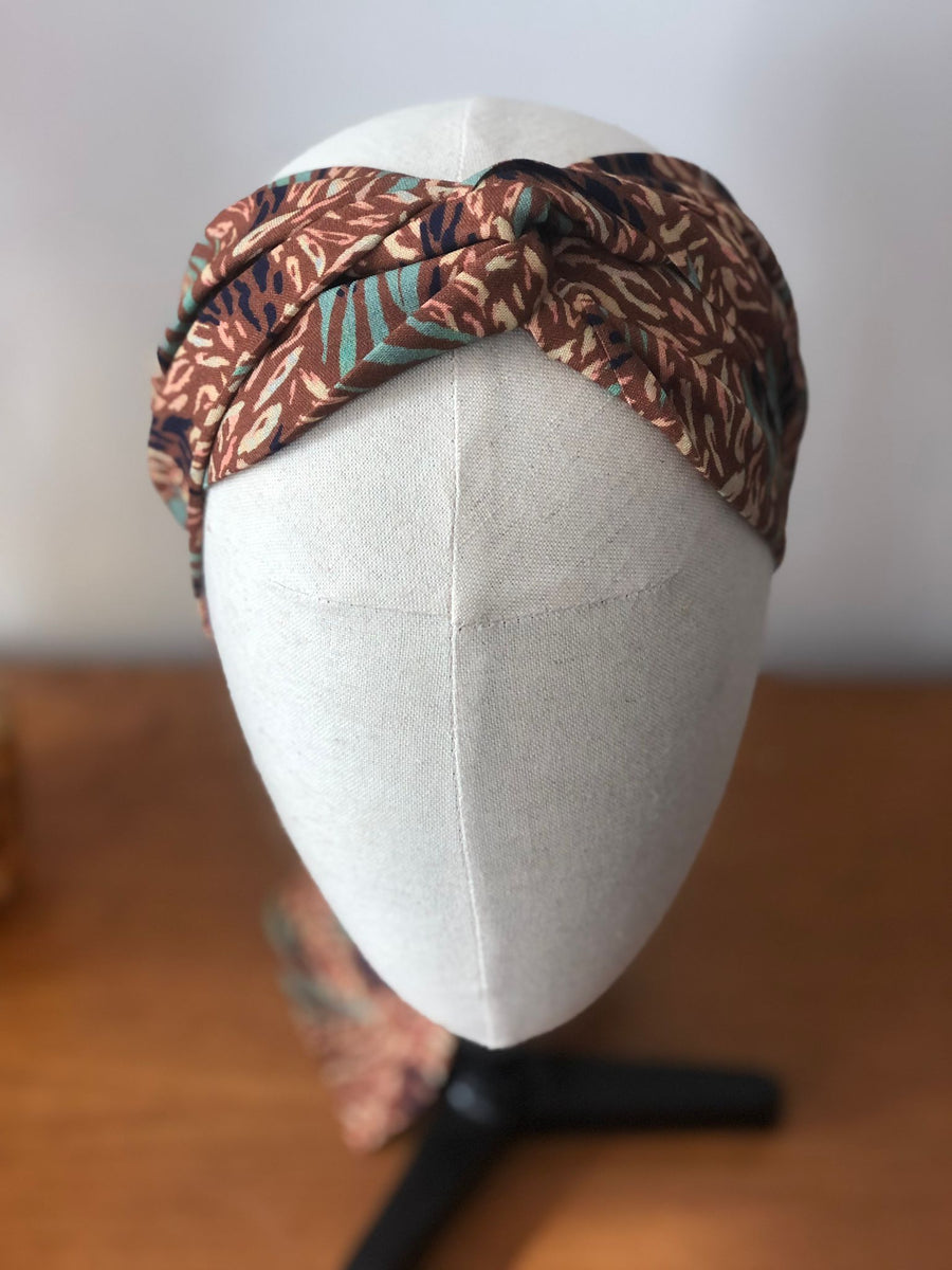 Bandeau Ceinture -Claudine Chocolat -Fin