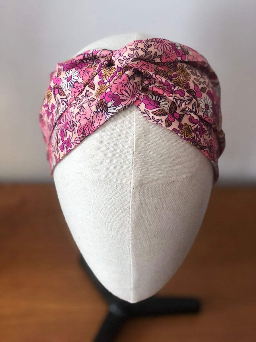 Bandeau Ceinture -Castille Rose poudre - Fin