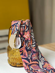 Bandeau Ceinture -Cannelle Marine  -Large