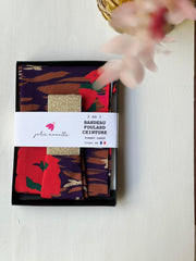 Bandeau Ceinture -Cerise Chocolat -Large