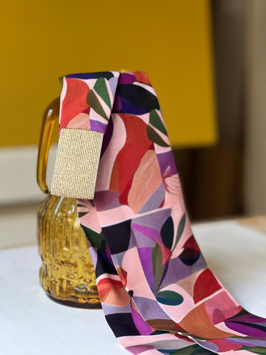 Bandeau Ceinture -Cyrielle Rose poudre  -Large