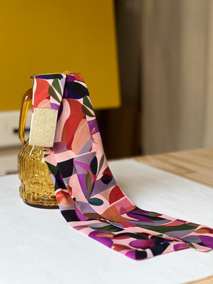 Bandeau Ceinture -Cyrielle Rose poudre  -Large