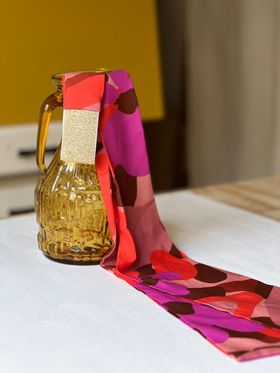 Bandeau Ceinture -Coline Vermillon -Large